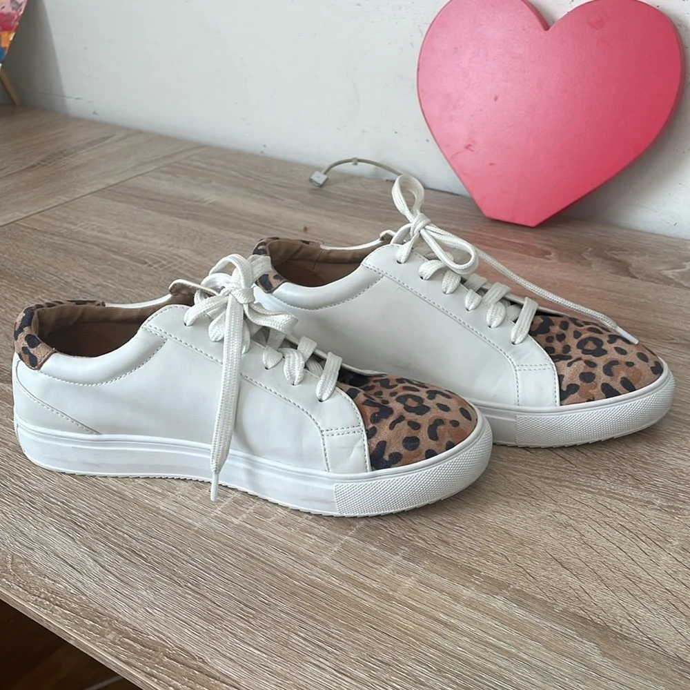 14th & union Cheetah print sneakers - Picture 2 of 7